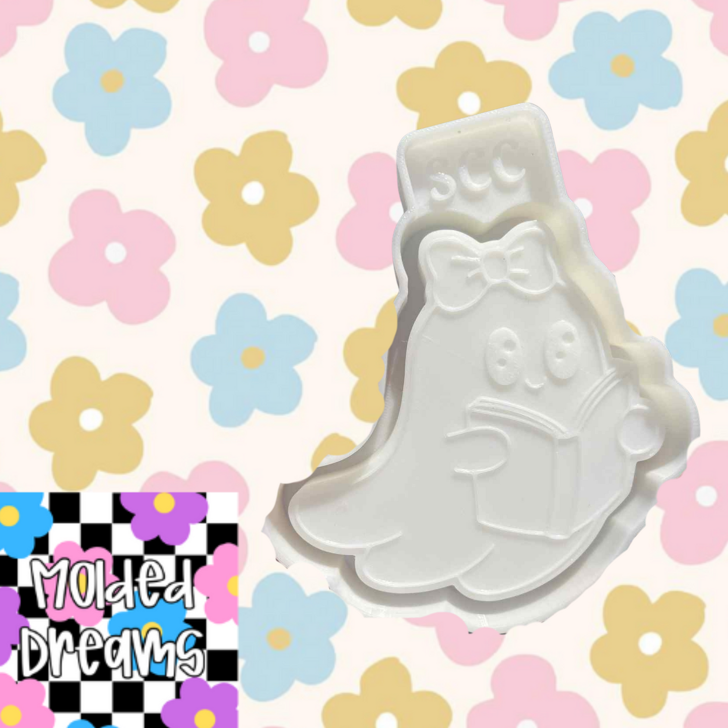Cute Book Ghost